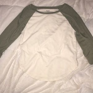 baseball style shirt